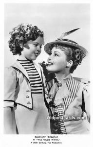 Actress Shirley Temple Wee Willie Winkie Unused 