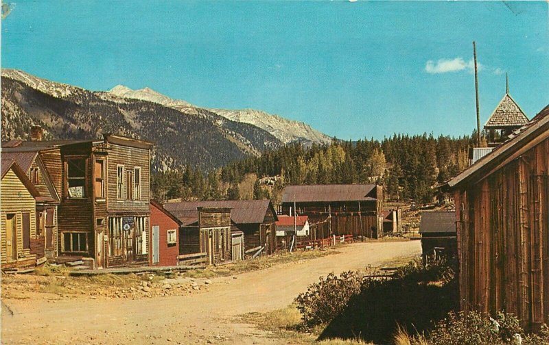 Postcard St. Elmo CO Mining Ghost Town Main Street Scene Chaffee County Unposted 