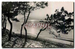 Old Postcard Arcachon Bay Sunset