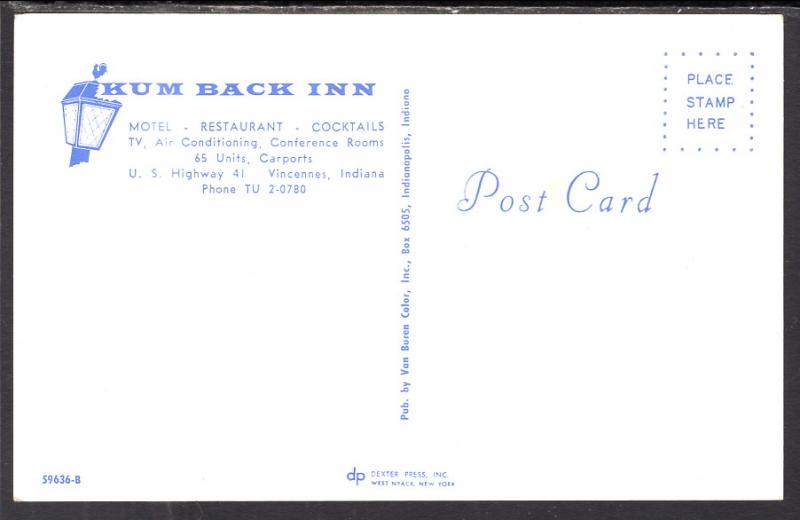 Kum Back Inn,Vincennes,IN