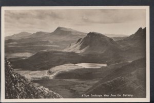 Scotland Postcard - A Skye Landscape View From The Quiraing  RS17768