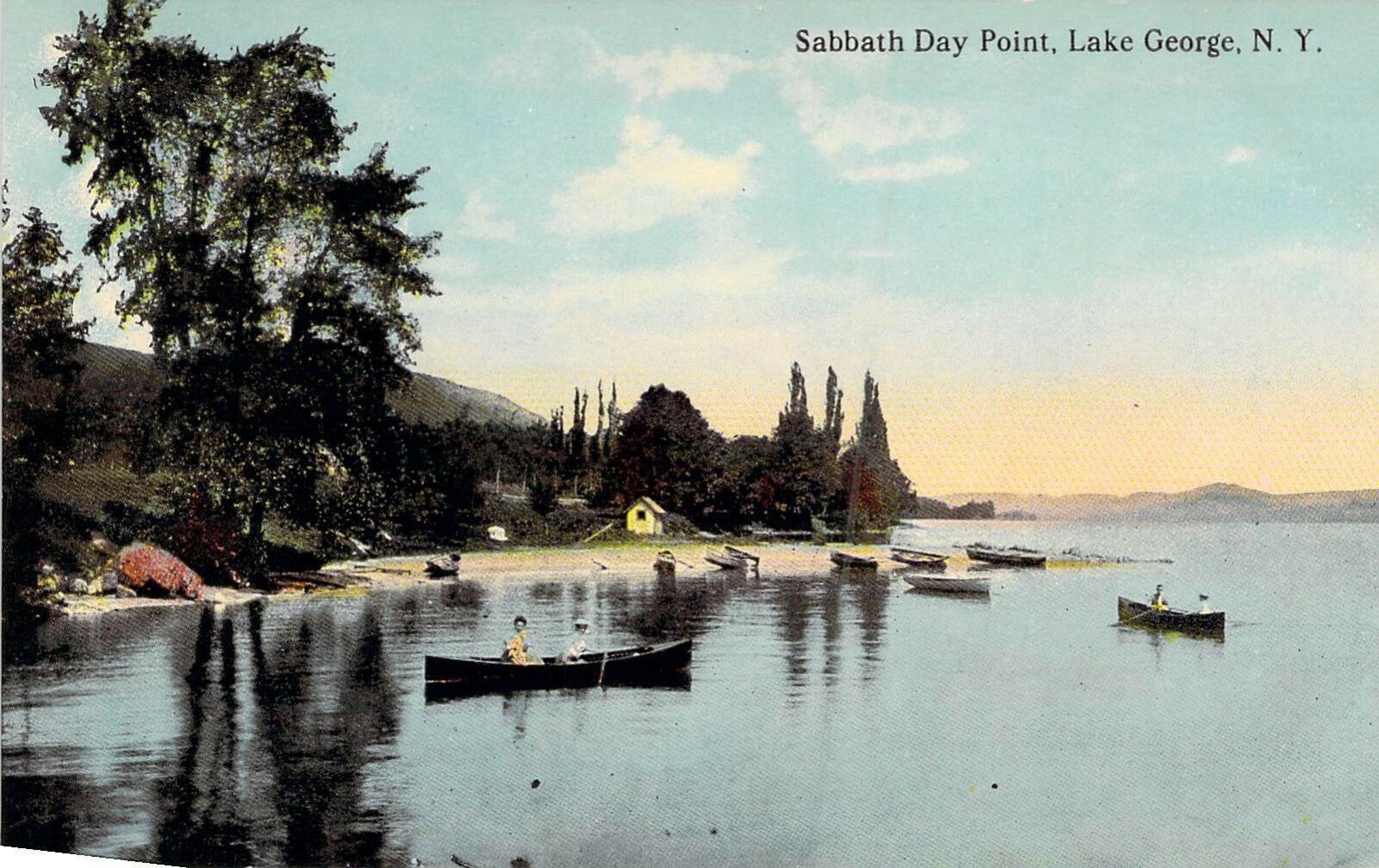 Sabbath Day Point, Lake N.Y. United States New York Other, Postcard / HipPostcard