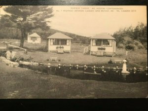 Vintage Postcard 1945 Surprise Cabins No. 1 between Camden & Belfast ME