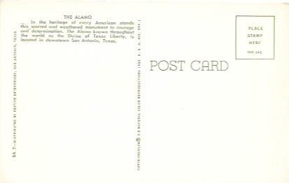 Remember the Alamo, San Antonio, Texas.  unused