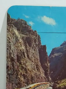 Streamline Train D&RG Railroad Royal Gorge Canon City Colorado 1968 Vintage Post