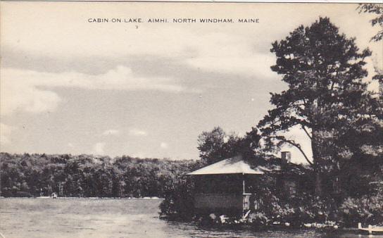 Maine North Windham Cabin On Lake Camp Aimhi Artvue