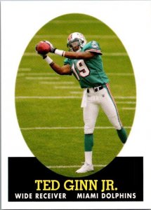 2007 Topps Football Card Ted Ginn Jr Miami Dolphins sk20759