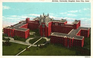 Vintage Postcard  1955 Airview University Hospital Building Iowa City Iowa IA