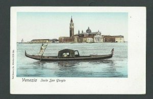 Ca 1915 PPC Vintage Venezia Italy Isola San Giorio W/Copper Tint On Windows Mint