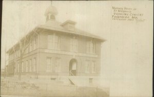Frostburg MD St. Michaels Convent 1907 Real Photo Postcard