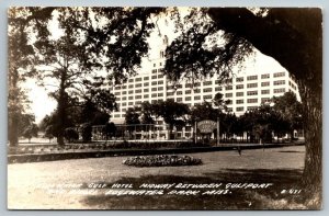 RPPC  Edgewater Gulf Hotel  Near  Gulfport   Mississippi  Postcard   c1939