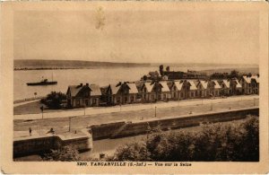 CPA TANCARVILLE - Vue sur la SEINE (105362)