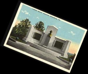 Old Postcard Lincoln Speech Memorial Gettysburg,PA