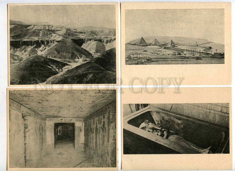 226501 RUSSIA HERMITAGE ANCIENT EGYPT 1939 set 36 postcards