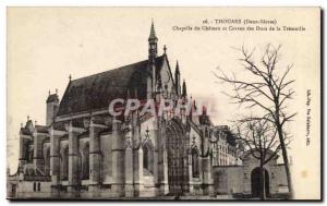 Thouars Postcard Old Chapel of the castle and the tomb of the Dukes of Tremoille