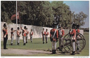 Cannon, Horse Guards, Lower Fort Garry National Historic Site, Fort Garry, Ma...