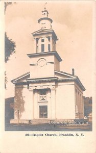 Baptist Church - Franklin, New York NY  