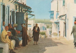 SIDI BOU SAID, Tunisia - Vintage POSTCARD