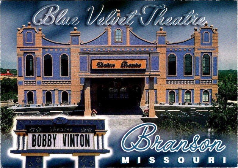 2~4X6 Postcards Branson MO Missouri BLUE VELVET/Vinton & CHAMPAGNE THEATRES/Welk