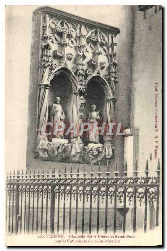 Postcard Old Vienna Chapel St Peter And St Paul In The Cathedral Of Saint Mau...