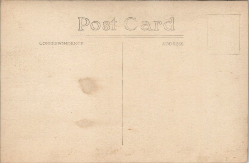 RPPC Woman 1920s Fashions Buster Brown Dutch Cut Hair Studio Photo Postcard B22