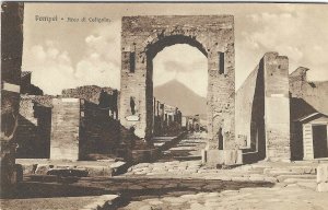 1907-15 Pompei, Italy Arco di Caligola Postcard