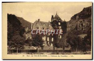 Postcard Old Vic Sur Cere surroundings of Chateau Comblat