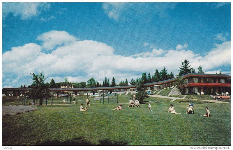 Sun Bathing, Exterior View, Villa Bellevue Hotel, Lake Ouimet, St. Jovite, Qu...