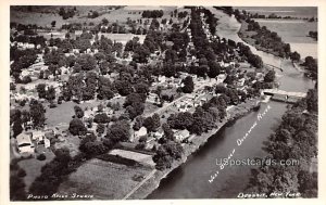 Birds Eye View - Deposit, New York NY Postcard