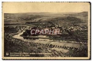 Old Postcard Echternach Little Switzerland Panorama And The Sure