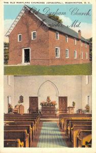 Ironsides Maryland Durham Church Washington DC Antique Postcard K92049