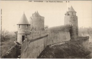 CPA Fougeres Les Tour du Chateau (1236628)