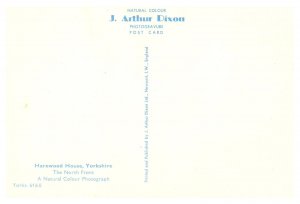 Postcard UK ENG Yorkshire Harewood House North Front