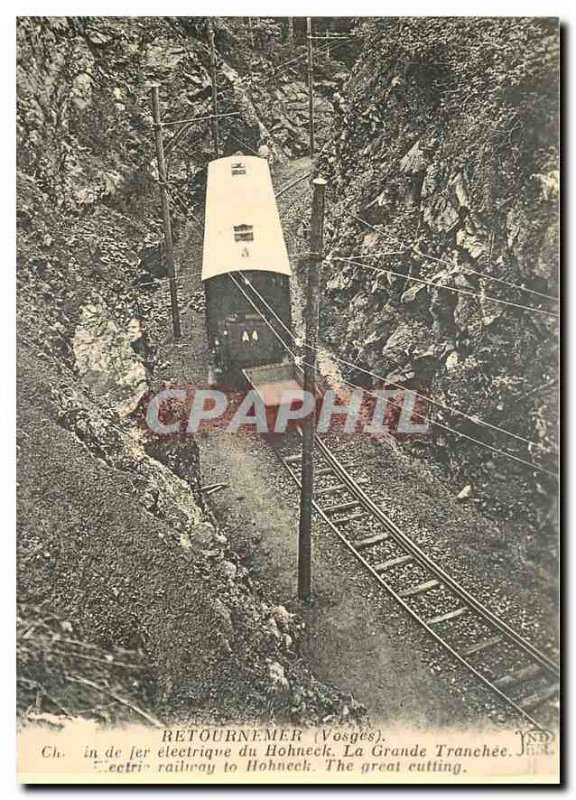 Postcard Modern A4 wagon propelled in large tranch�e of retourneme. Al C. B...