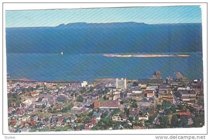 Bird's Eye view Of ''Sleeping Giant'', Port Arthur, Ontario, Canada, 40-60s