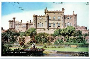 Panoramic View Culzean Castle Ayrshire Scotland Postcard