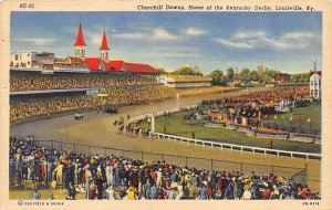 Louisville, KY, USA Churchill Downs Horse Racing Unused 