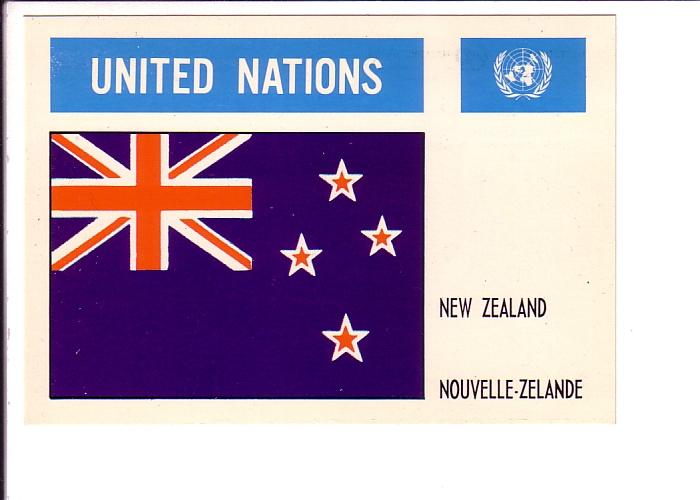 New Zealand, Flag, United Nations