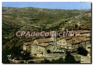 Modern Postcard Gourdon (Alpes Maritimes) Square and the Church Alt 760m