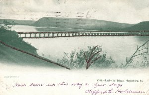 Vintage Postcard 1906 Rockville Bridge Harrisburg Pennsylvania Structure PA