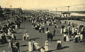 NJ - Asbury Park. Boardwalk from Casino