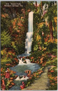 FL-Florida, Rainbow Springs State Park, Scenic Falls, Cascading Waters, Postcard