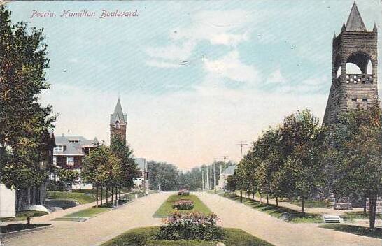 Illinois Peoria Hamilton Boulevard1909