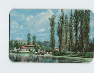 Postcard Floating Gardens, Xochimilco, Mexico City, Mexico