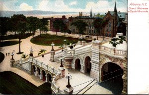 New York Albany Capitol Grounds Grand Staircase