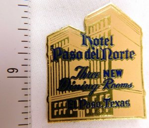 1930's Hotel Paso El Norte, El Paso, Texas Vintage Poster Stamp Label P31