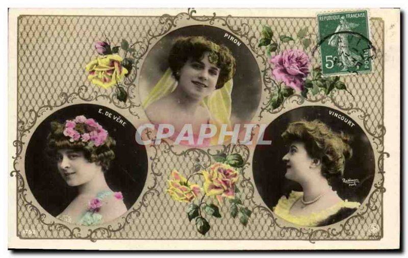 Old Postcard Fantaisie de Vere e Piron Vincourt