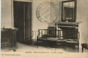 CPA Ajaccio Maison de Napoleon 1er ,Salle a manger CORSICA (1077956)