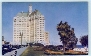 LONG BEACH, California CA ~ Roadside VILLA RIVERA Apartment Hotel 1950s Postcard