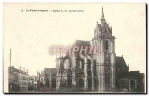 Old Postcard La Ferte Bernard Church